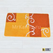 Коврик в ванную Кельт оранжевый