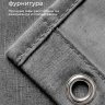 Штора для ванной LEN 240х200 см серая фото 3