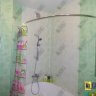 Карниз для ванной Угловой Асимметричный Дуга 160х105 (Усиленный 20 мм) фото 6