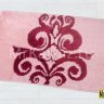 Комплект ковриков для ванной и туалета DAMASK розовый фото 3