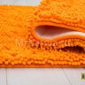 Комплект ковриков для ванной и туалета Люкс оранжевый фото 4